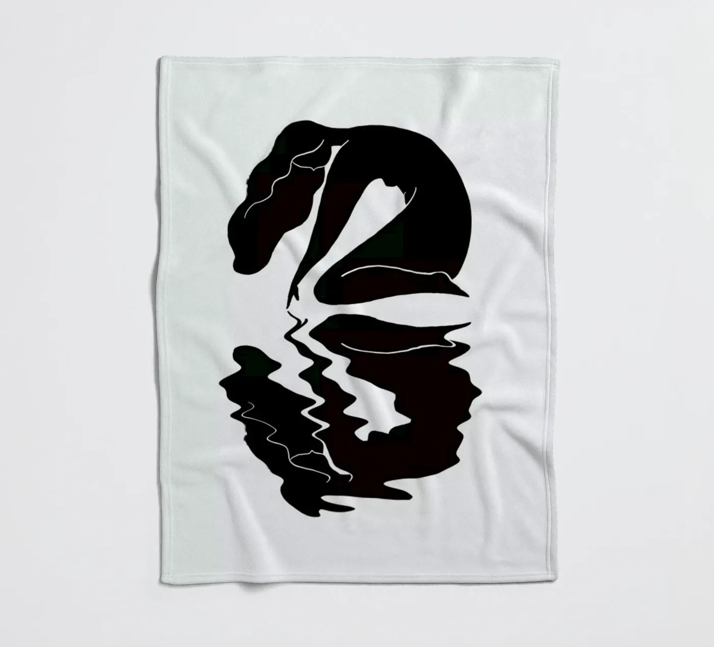 Blurred fleecedeken van Graphite