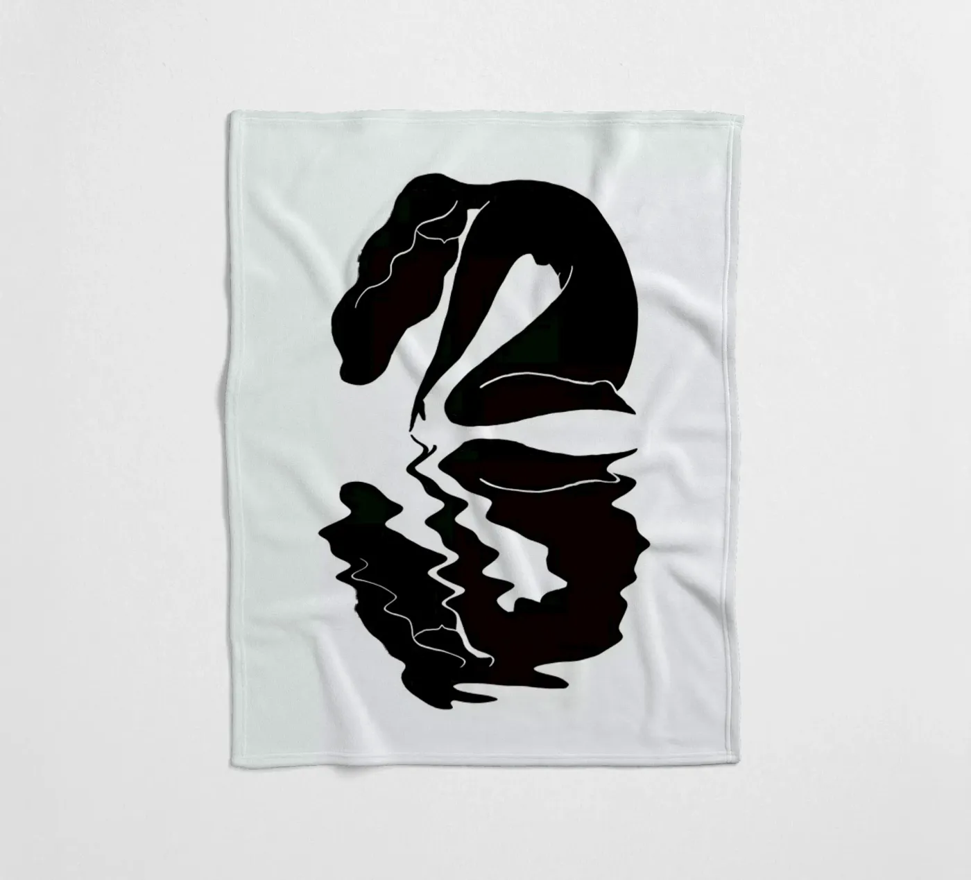 Blurred fleecedeken van Graphite