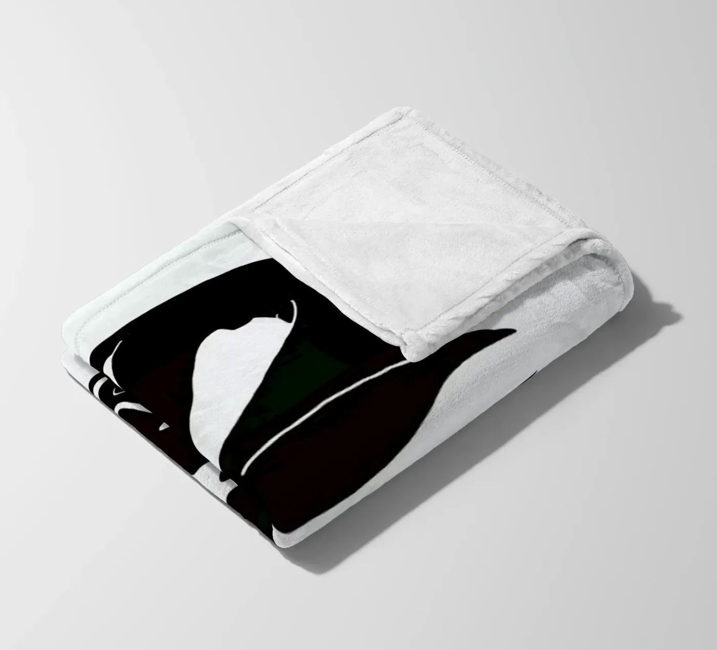 Blurred fleecedeken van Graphite