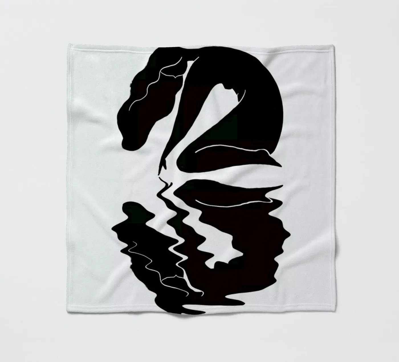 Blurred fleecedeken van Graphite