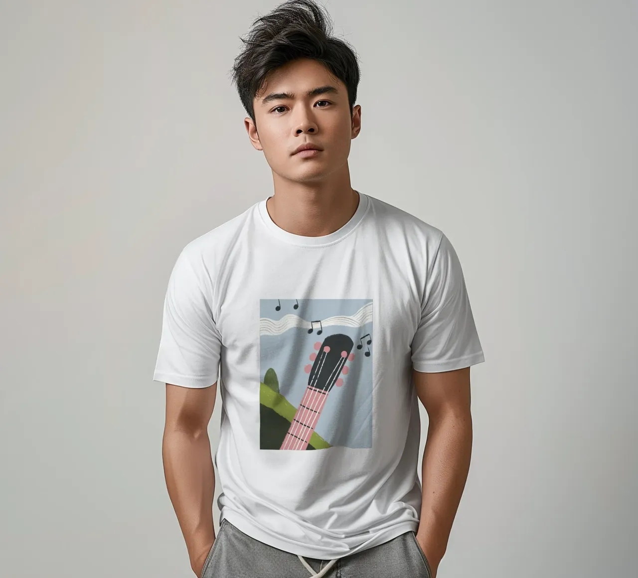 Chitarra musicale t-shirt da PERSONAL TOUCH