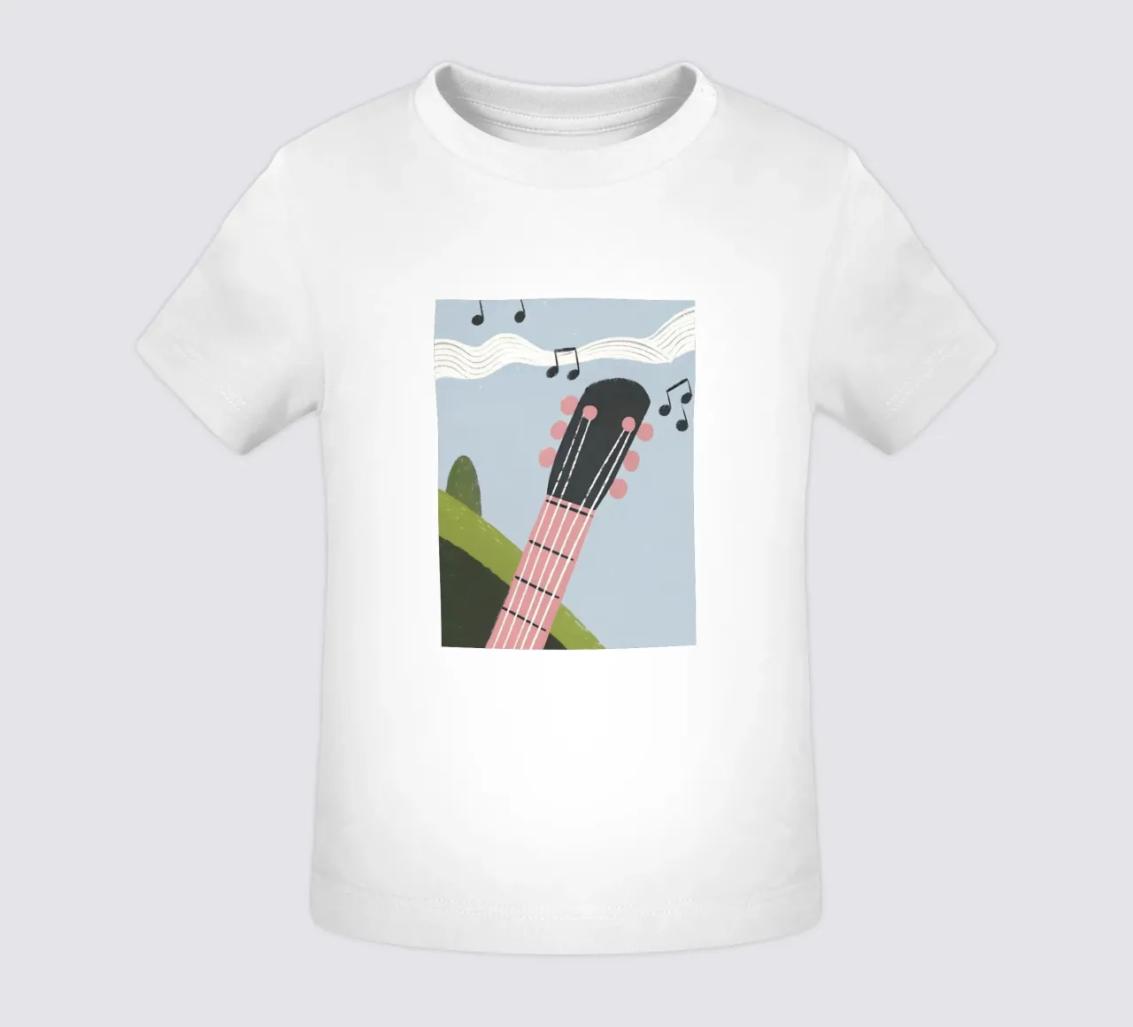 Chitarra musicale maglietta neonato da PERSONAL TOUCH