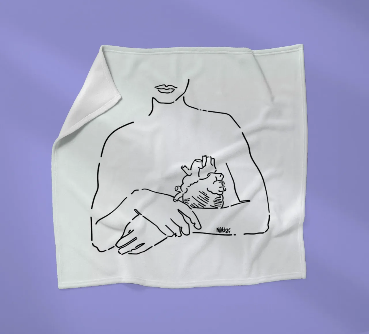 Take Careful Of Yourself coperta in pile da Ninhol