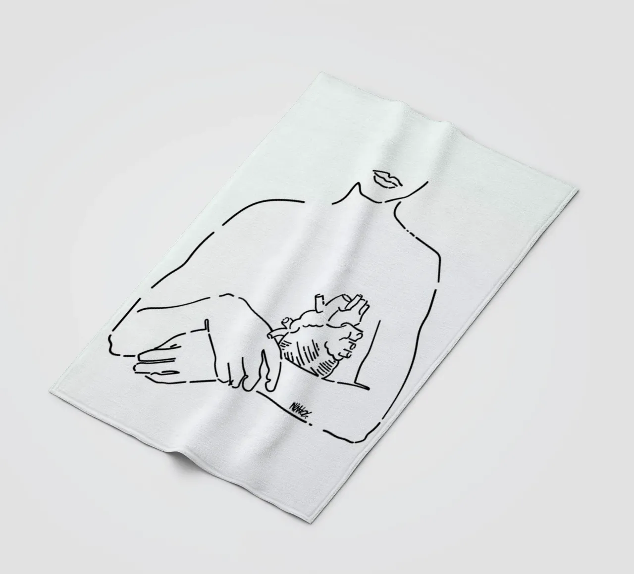 Take Careful Of Yourself coperta in pile da Ninhol