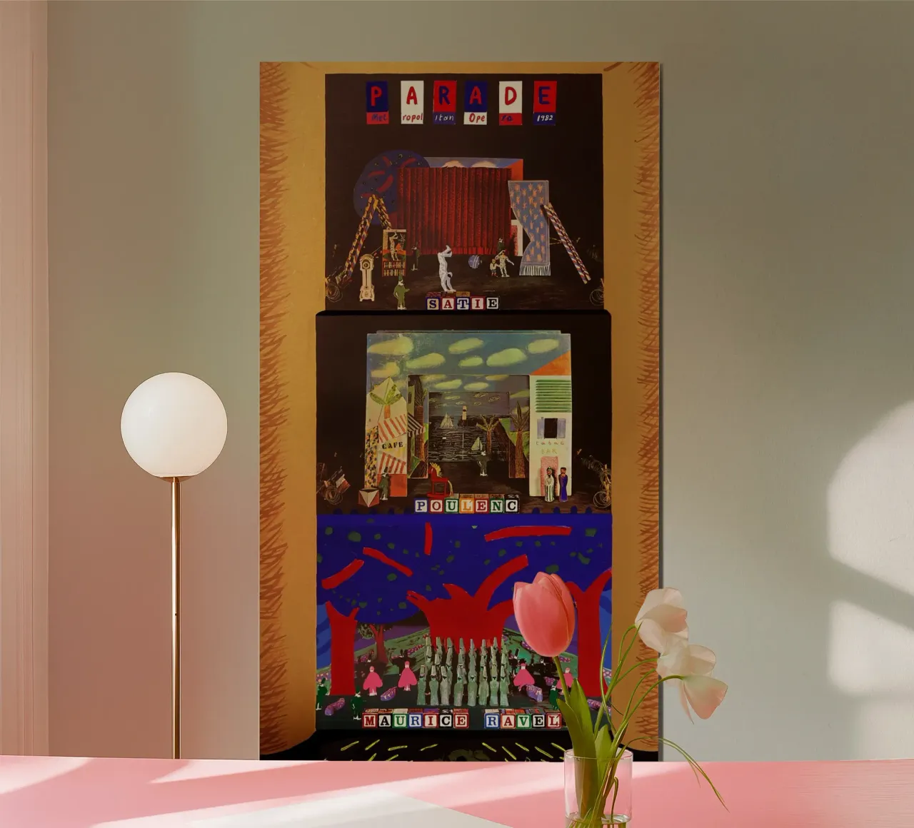 Metropolitan Opera poster con telaio in legno da khanrosie