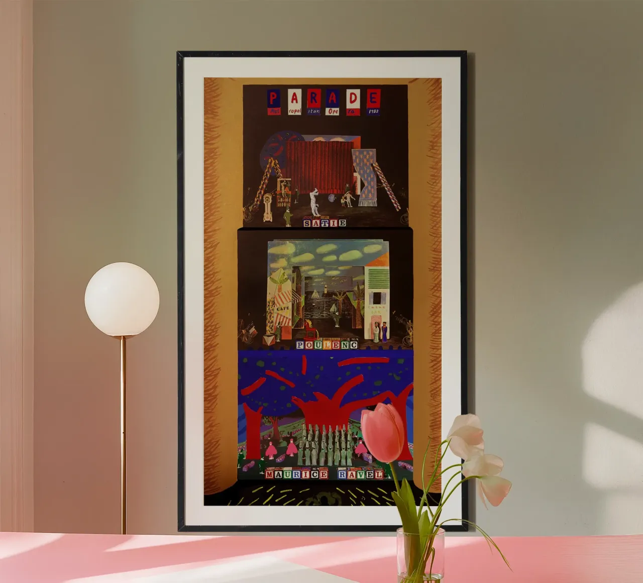 Metropolitan Opera poster con telaio in legno da khanrosie