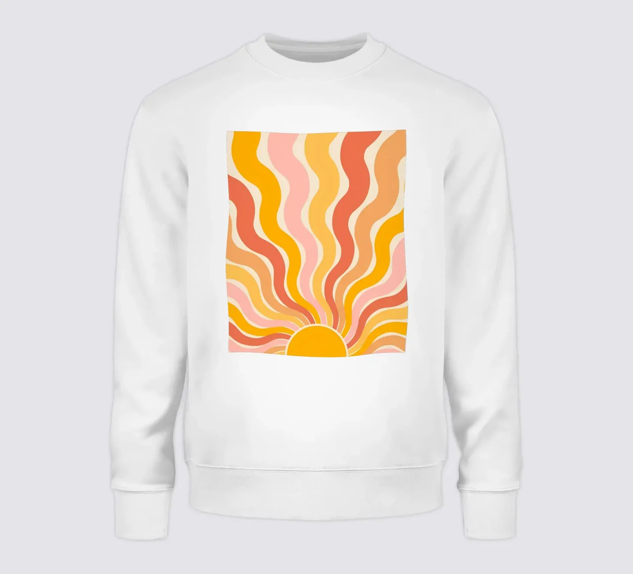 Stampa d'arte retrò anni '70 Groovy, vortice astratto psichedelico felpa da NorwesClub