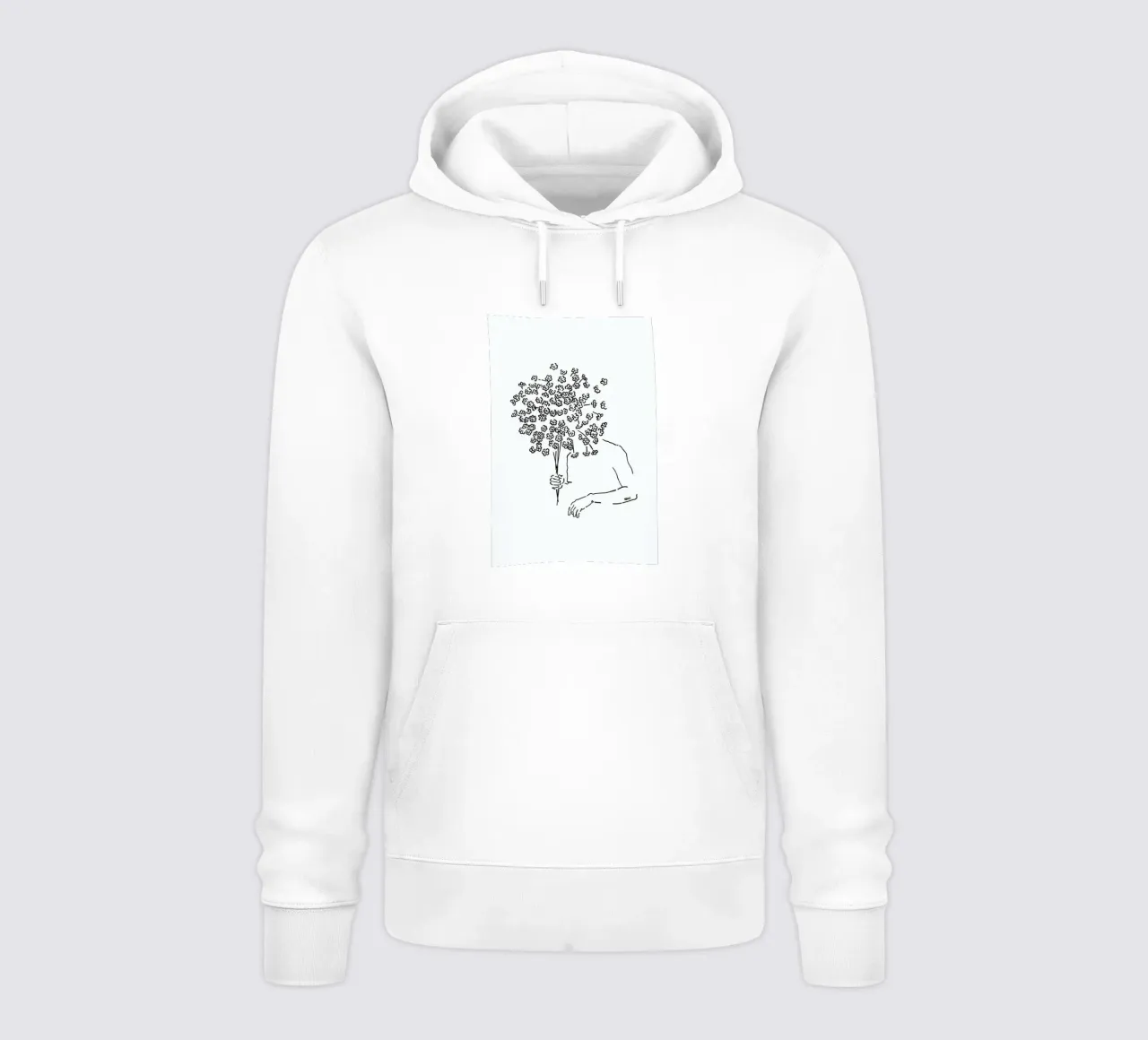 Me Flowers felpa con cappuccio da Ninhol