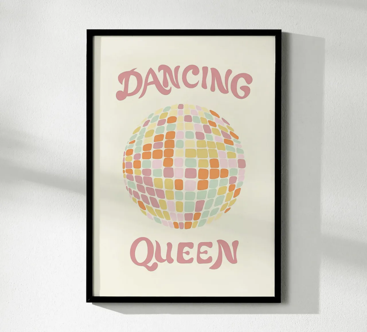 "Dancing Queen" Disco Pop Art Retro 70s Vibrant Print poster de NorwesClub