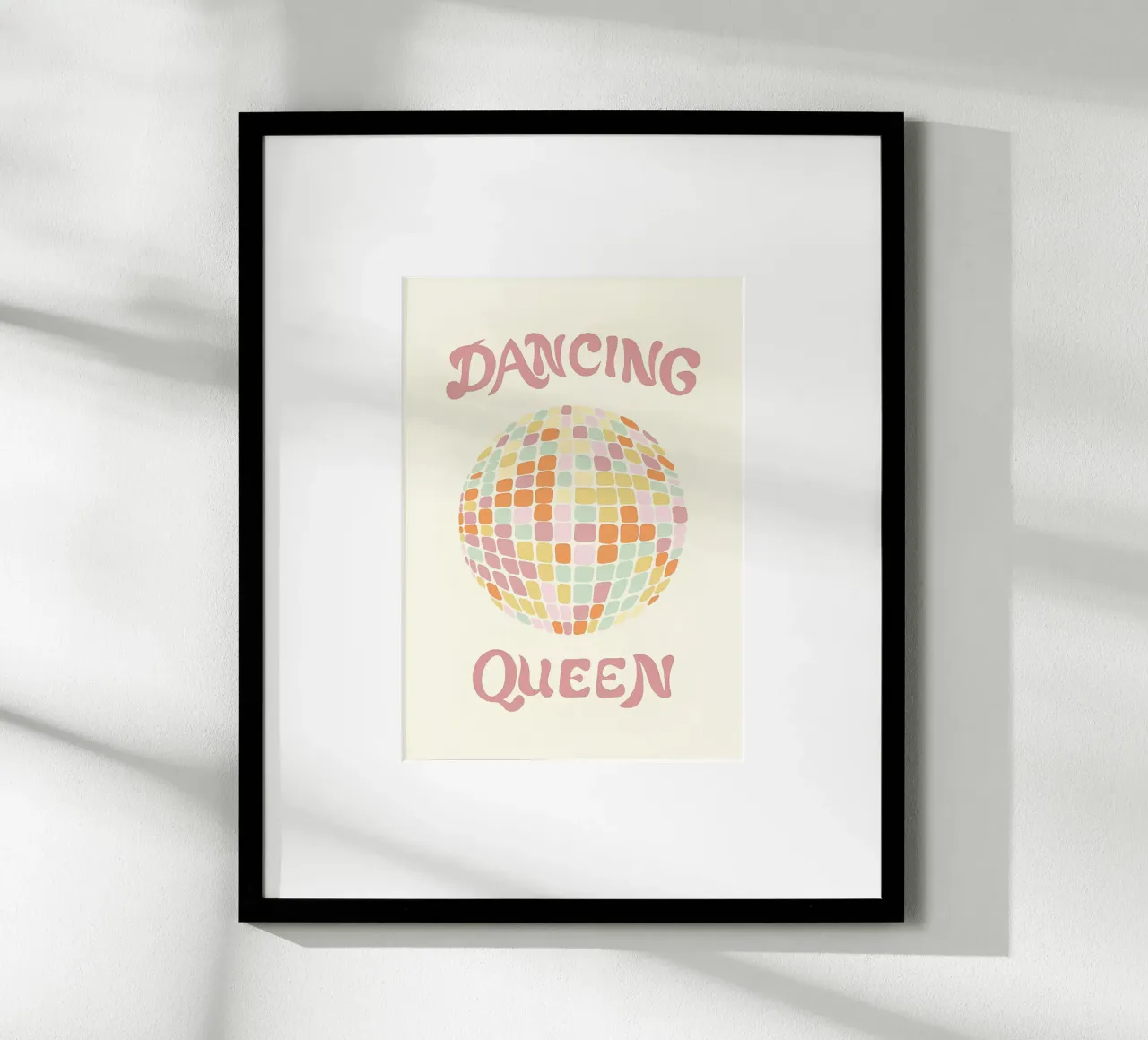 "Dancing Queen" Disco Pop Art Retro 70s Vibrant Print poster de NorwesClub
