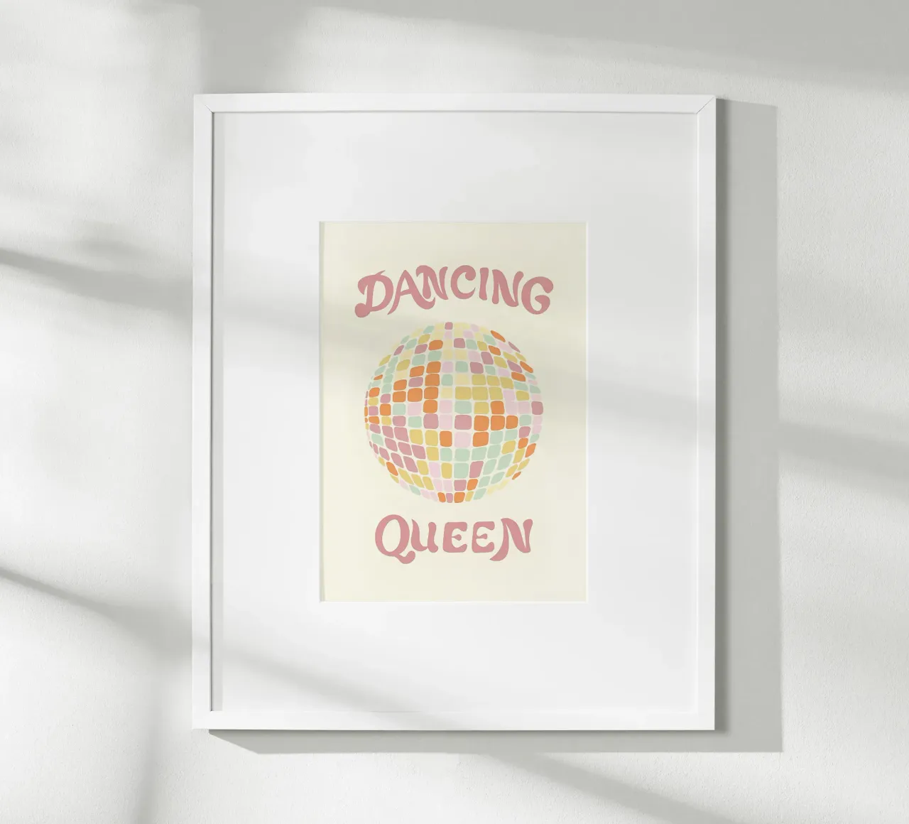 "Dancing Queen" Disco Pop Art Retro 70s Vibrant Print poster de NorwesClub