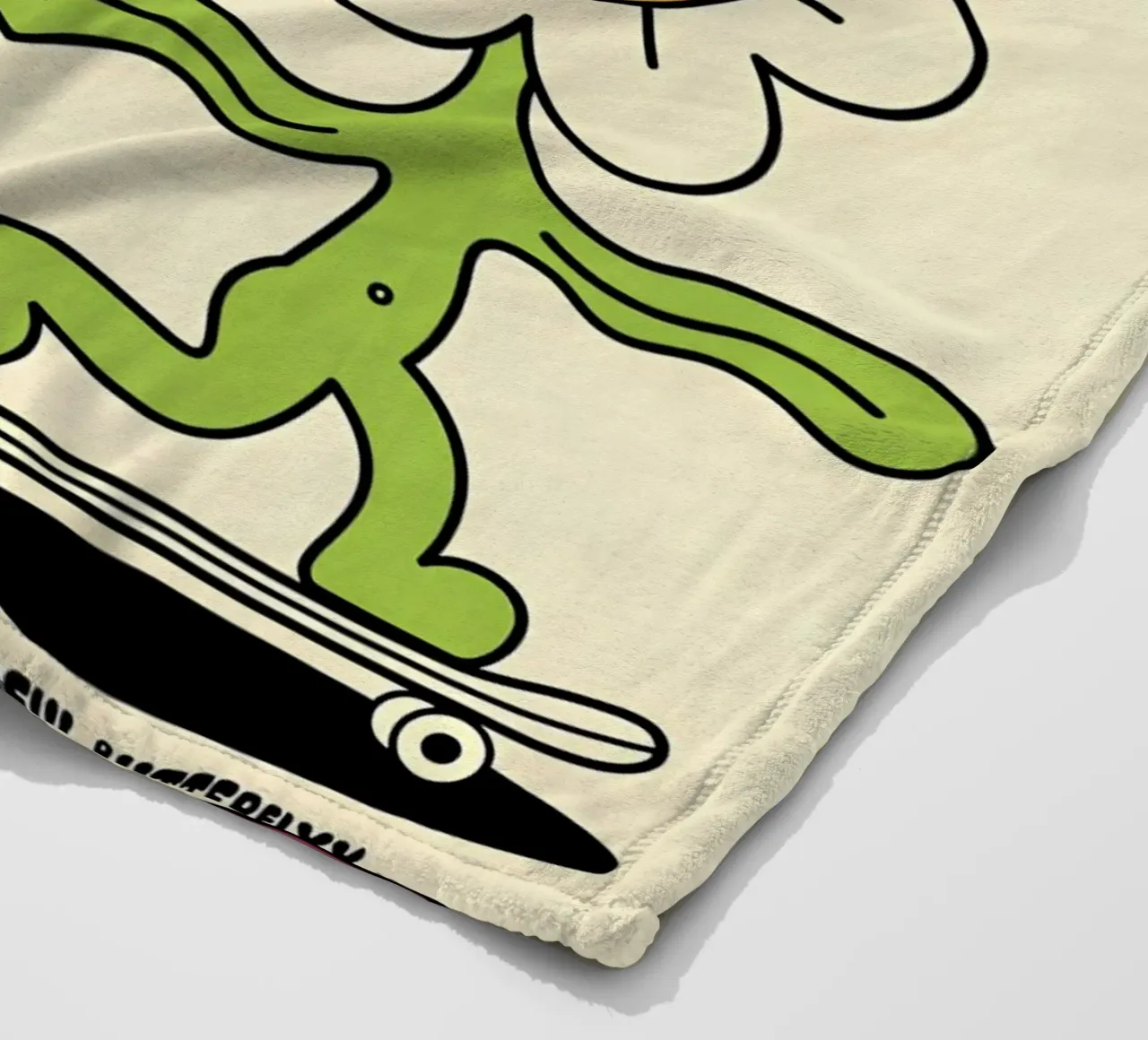 "Geh dir selbst aus dem Weg" Retro Psychedelic Affirmation Kunst Fleecedecke von NorwesClub