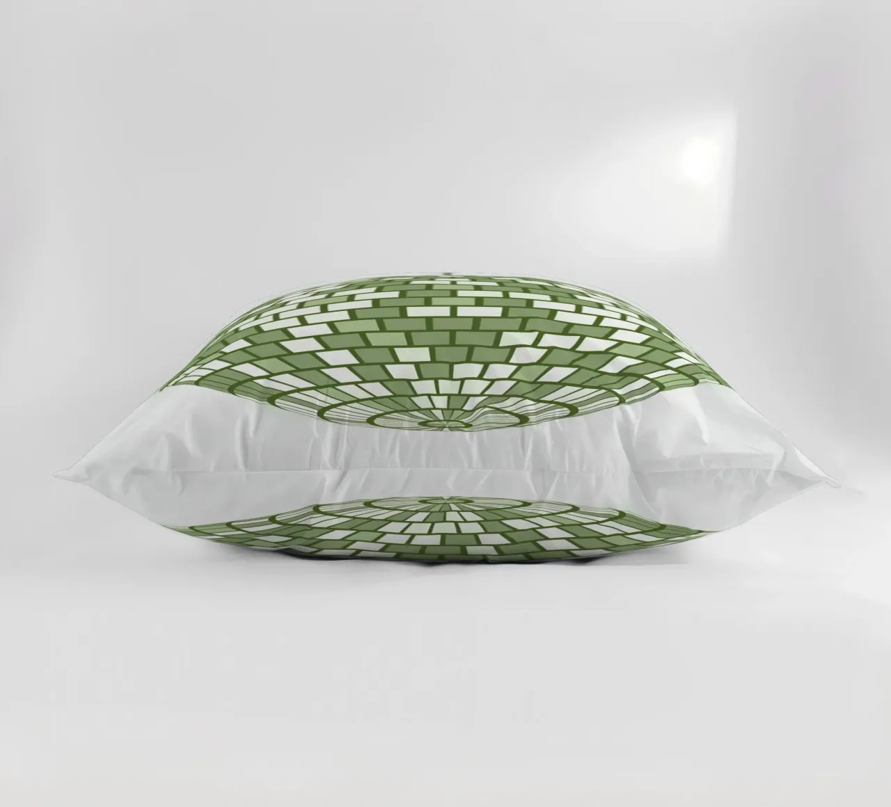 Emerald Disco Ball Retro Green Pop Art Party Print coussin de NorwesClub