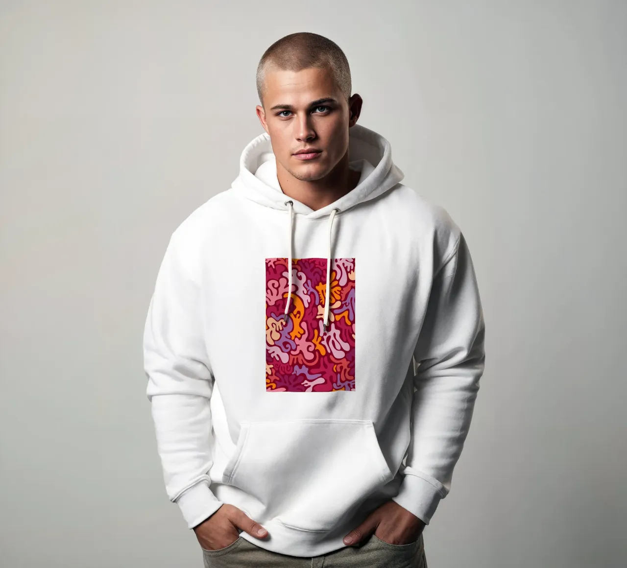 Groovy Lava Lamp Psychedelic Fluid Retro Pattern Art Print hoodie by NorwesClub