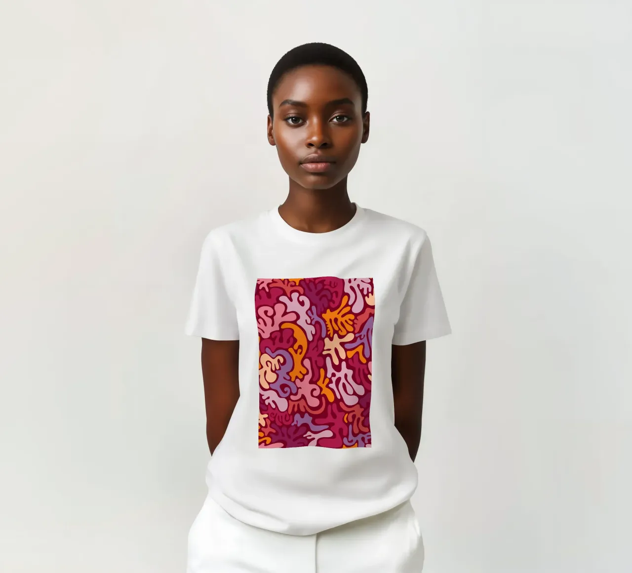 Groovy Lava Lamp Psychedelic Fluid Retro Pattern Art Print t-shirt by NorwesClub