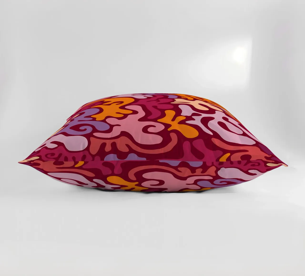 Groovy Lava Lamp Psychedelic Fluid Retro Pattern Art Print decorative cushion by NorwesClub