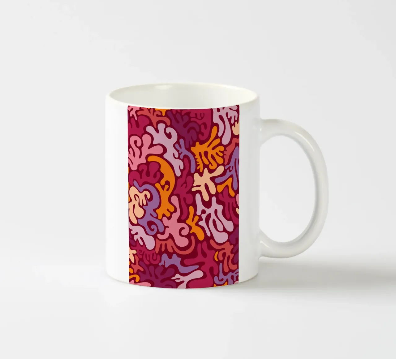 Lampada di lava Groovy Psychedelic Fluid Retro Pattern Stampa d'arte tazza in ceramica da NorwesClub