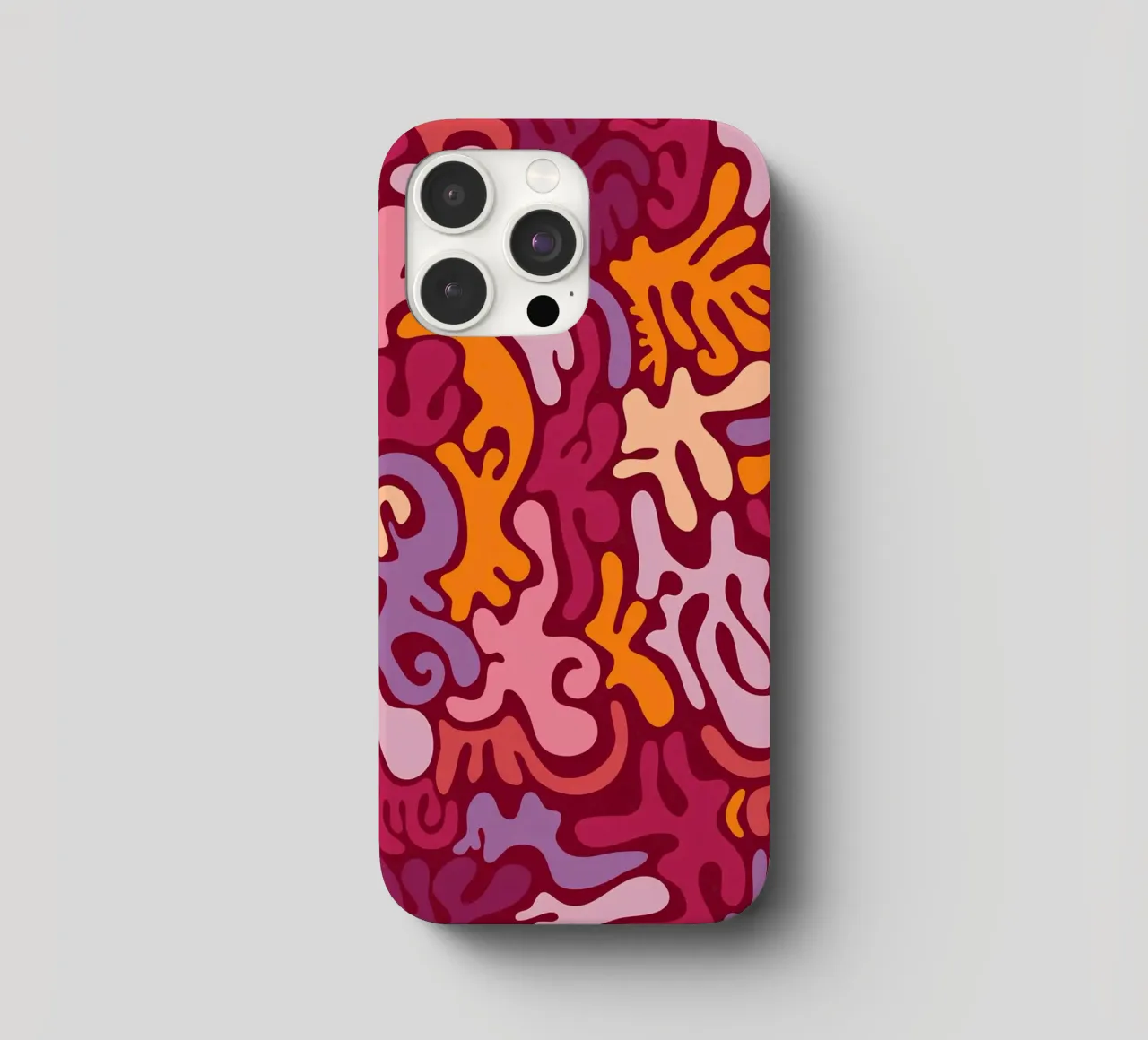 Groovy Lava Lamp Psychedelic Fluid Retro Pattern Art Print iphone case by NorwesClub