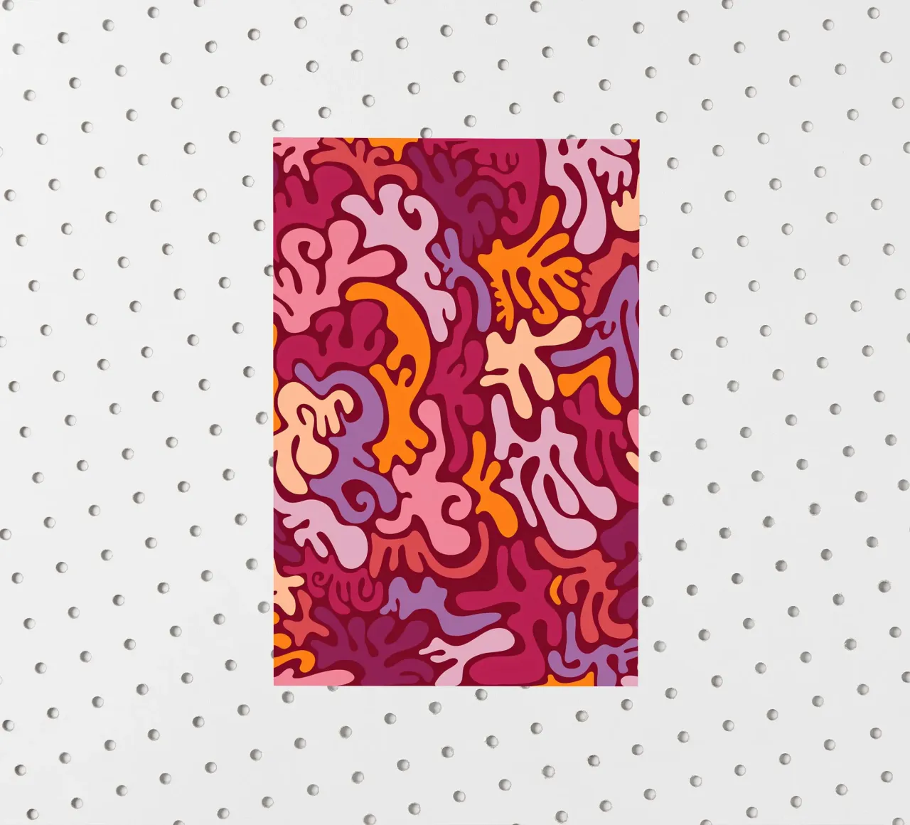 Groovy Lava Lamp Psychedelic Fluid Retro Pattern Art Print autocollant de NorwesClub