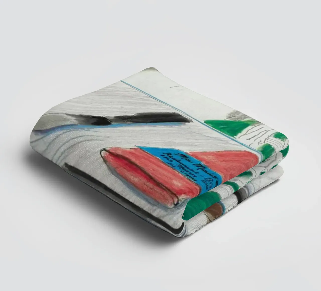 A recipe is a story that ends with a good meal Ma Maison towel by khanrosie