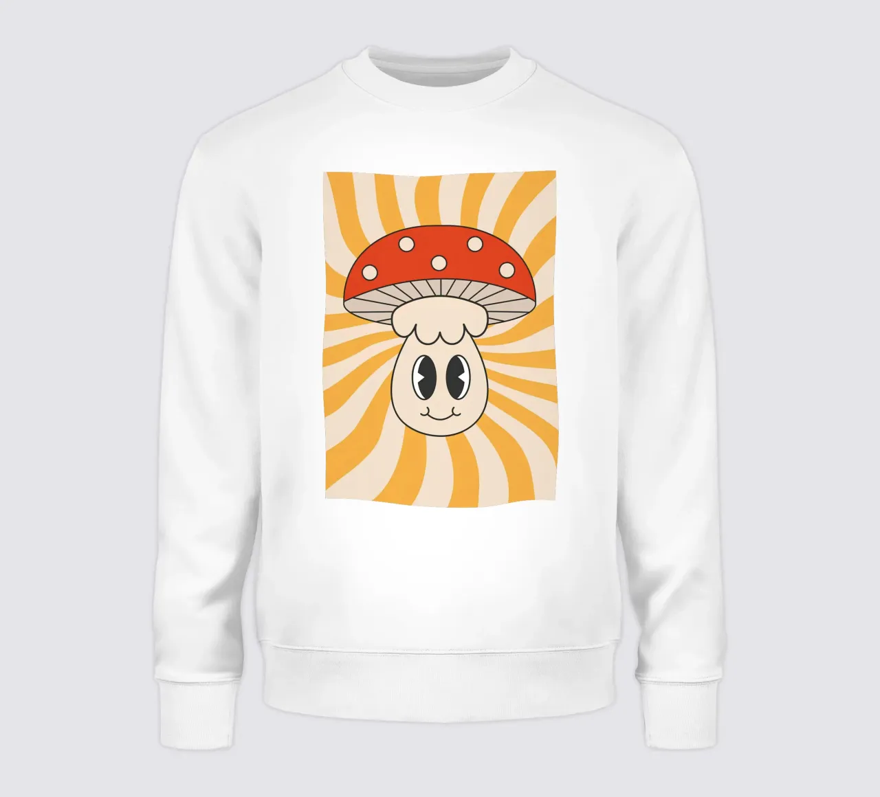 Fungo a pois psichedelico Retro Groovy Pop Art felpa da NorwesClub