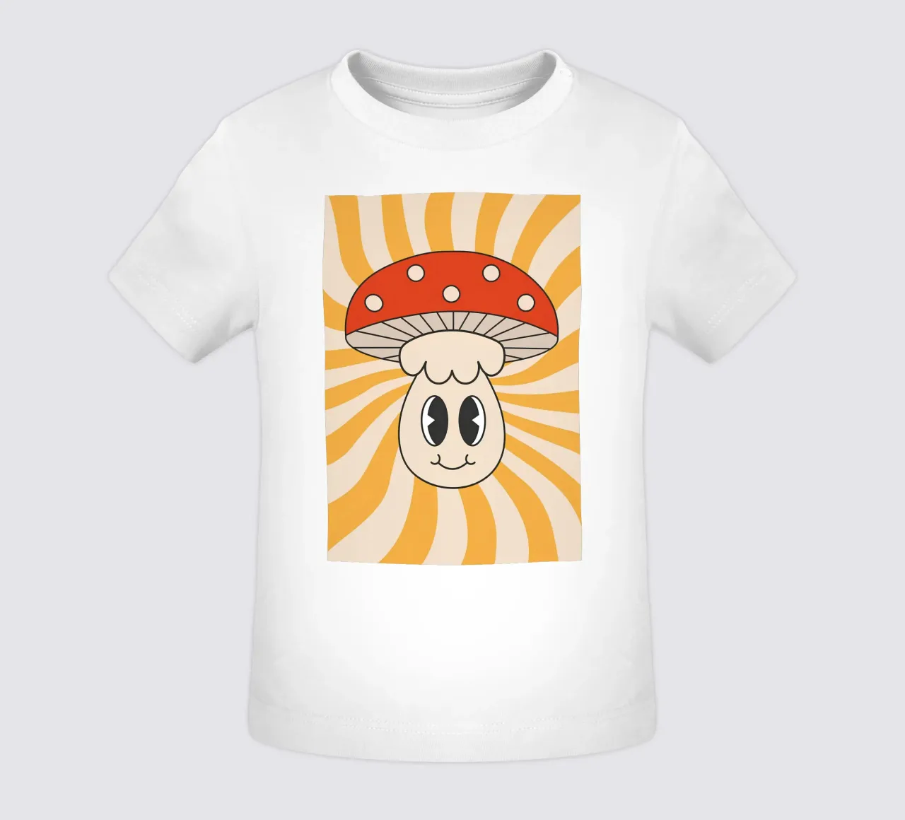 Fungo a pois psichedelico Retro Groovy Pop Art maglietta neonato da NorwesClub