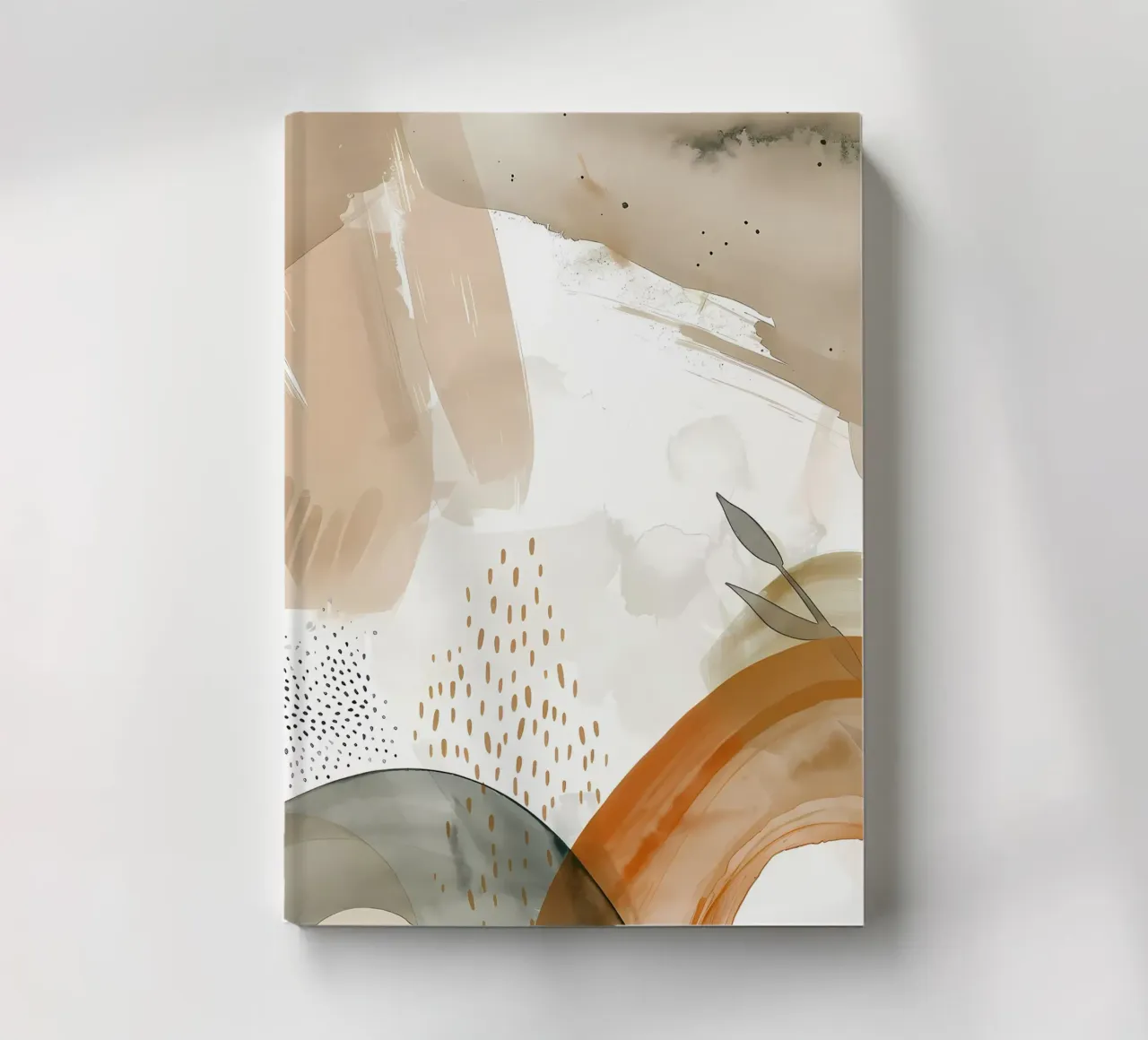 abstract shapes lines texture notebook by Janine P McGuire