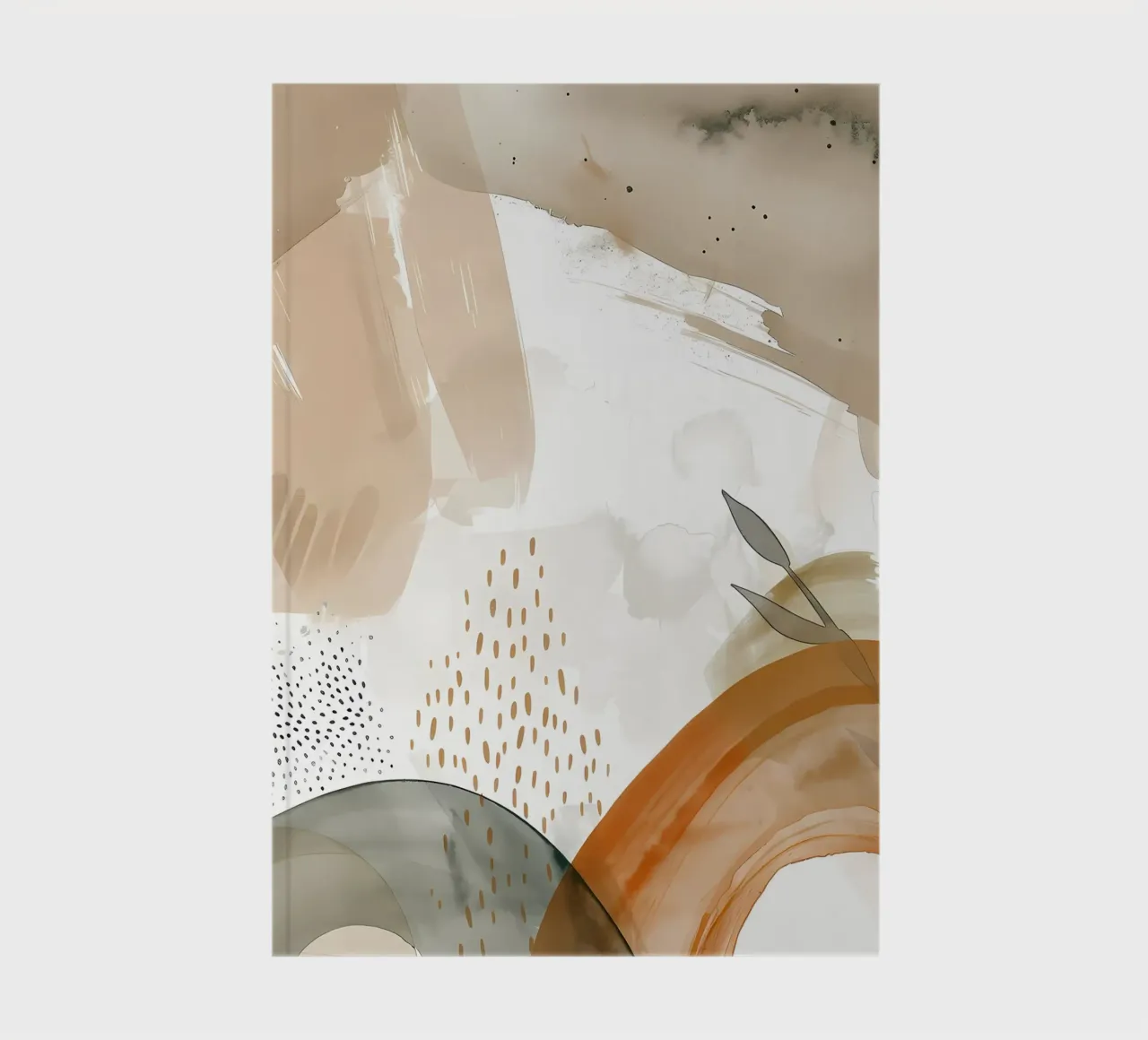 abstract shapes lines texture notebook by Janine P McGuire