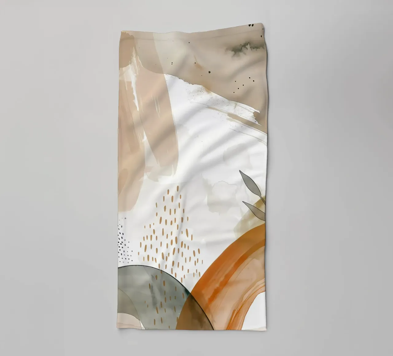 abstract shapes lines texture towel by Janine P McGuire