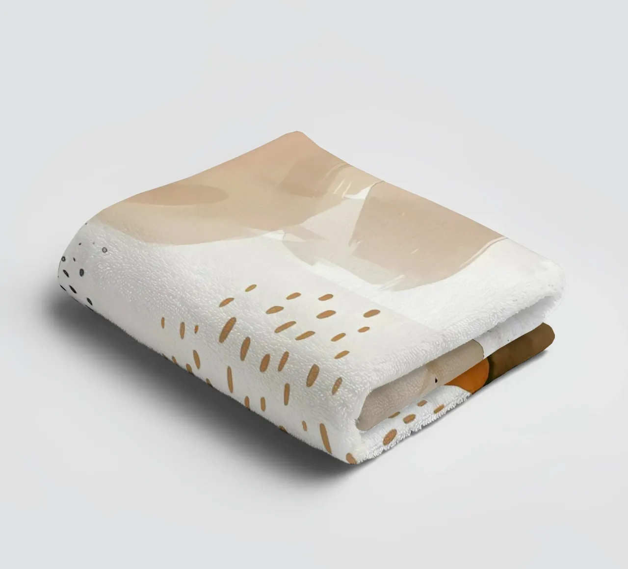 abstract shapes lines texture towel by Janine P McGuire