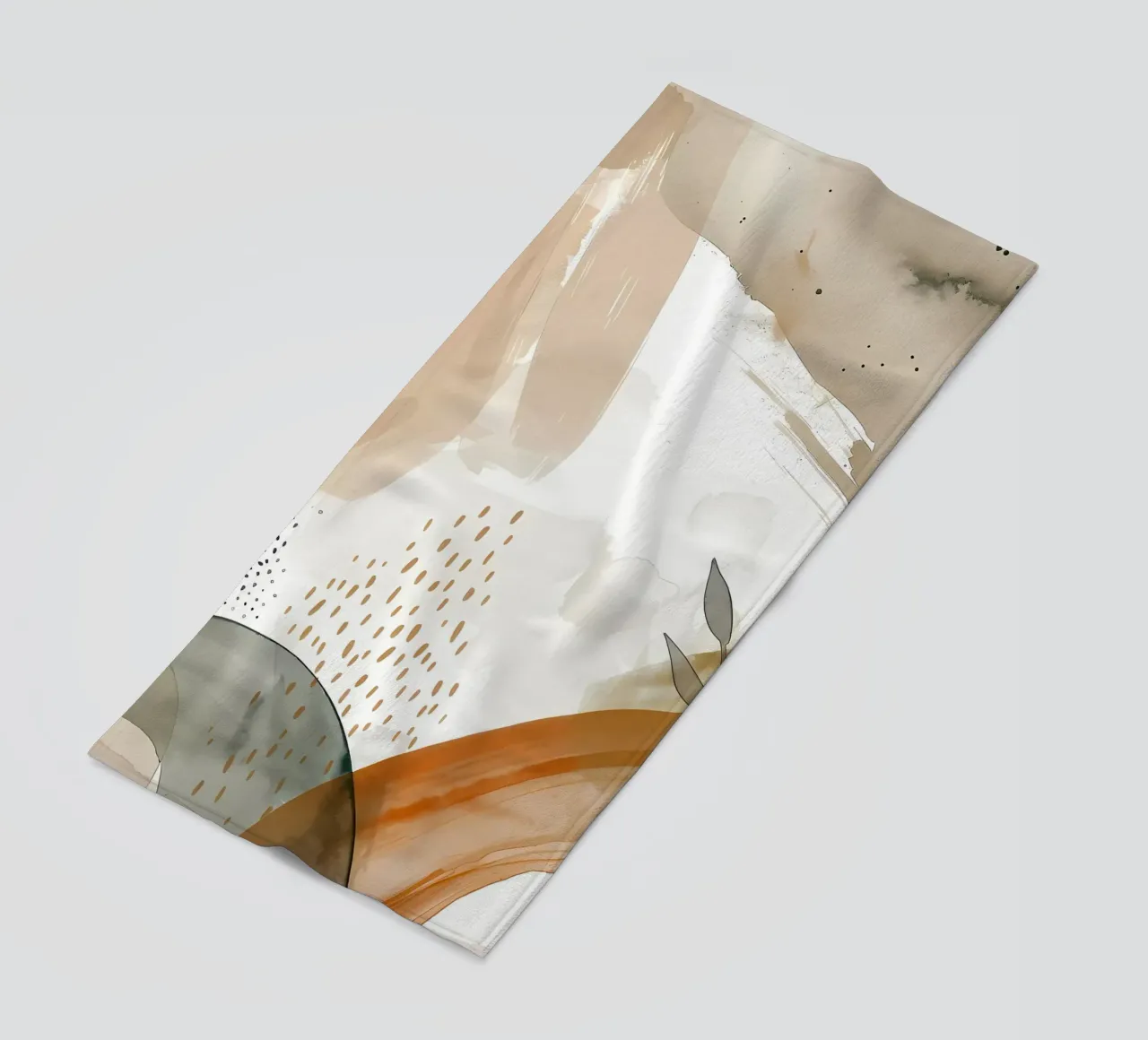 forme astratte linee texture telo mare da Janine P McGuire