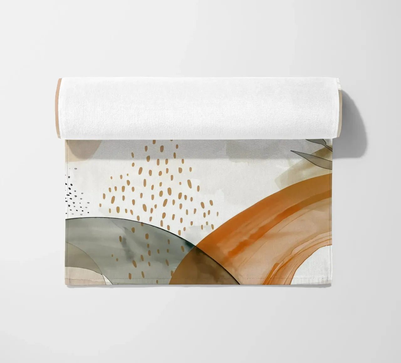 forme astratte linee texture telo mare da Janine P McGuire
