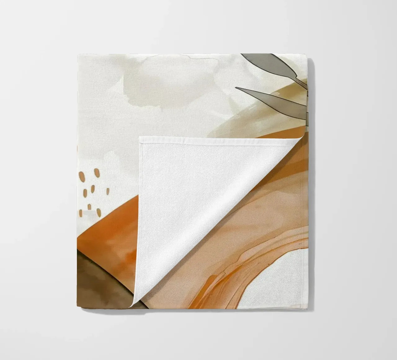 forme astratte linee texture telo mare da Janine P McGuire