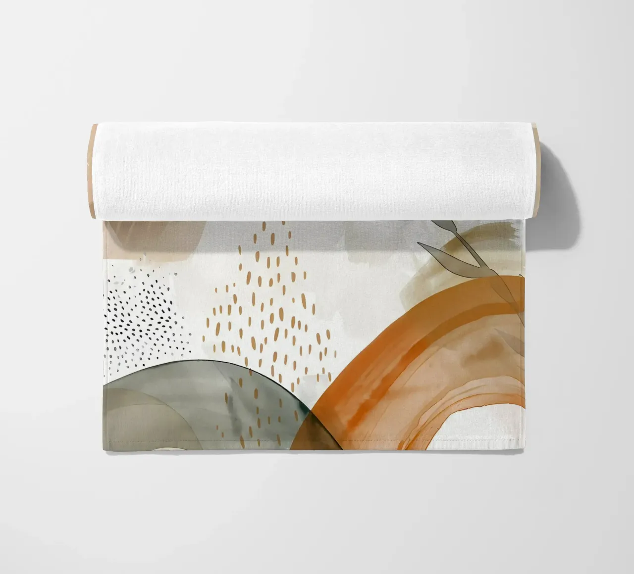 forme astratte linee texture telo mare da Janine P McGuire