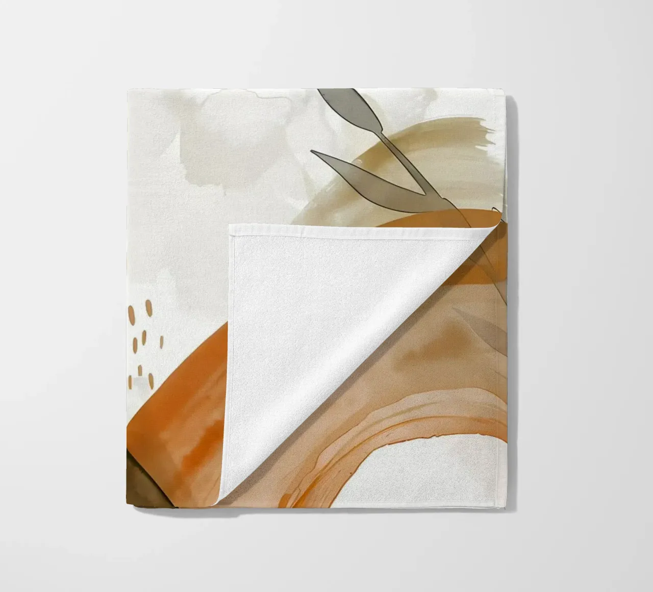 forme astratte linee texture telo mare da Janine P McGuire