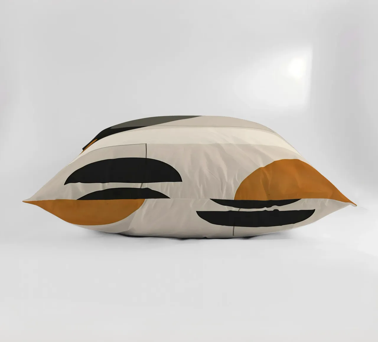 forme geometriche cerchi semicerchi cuscino da Janine P McGuire