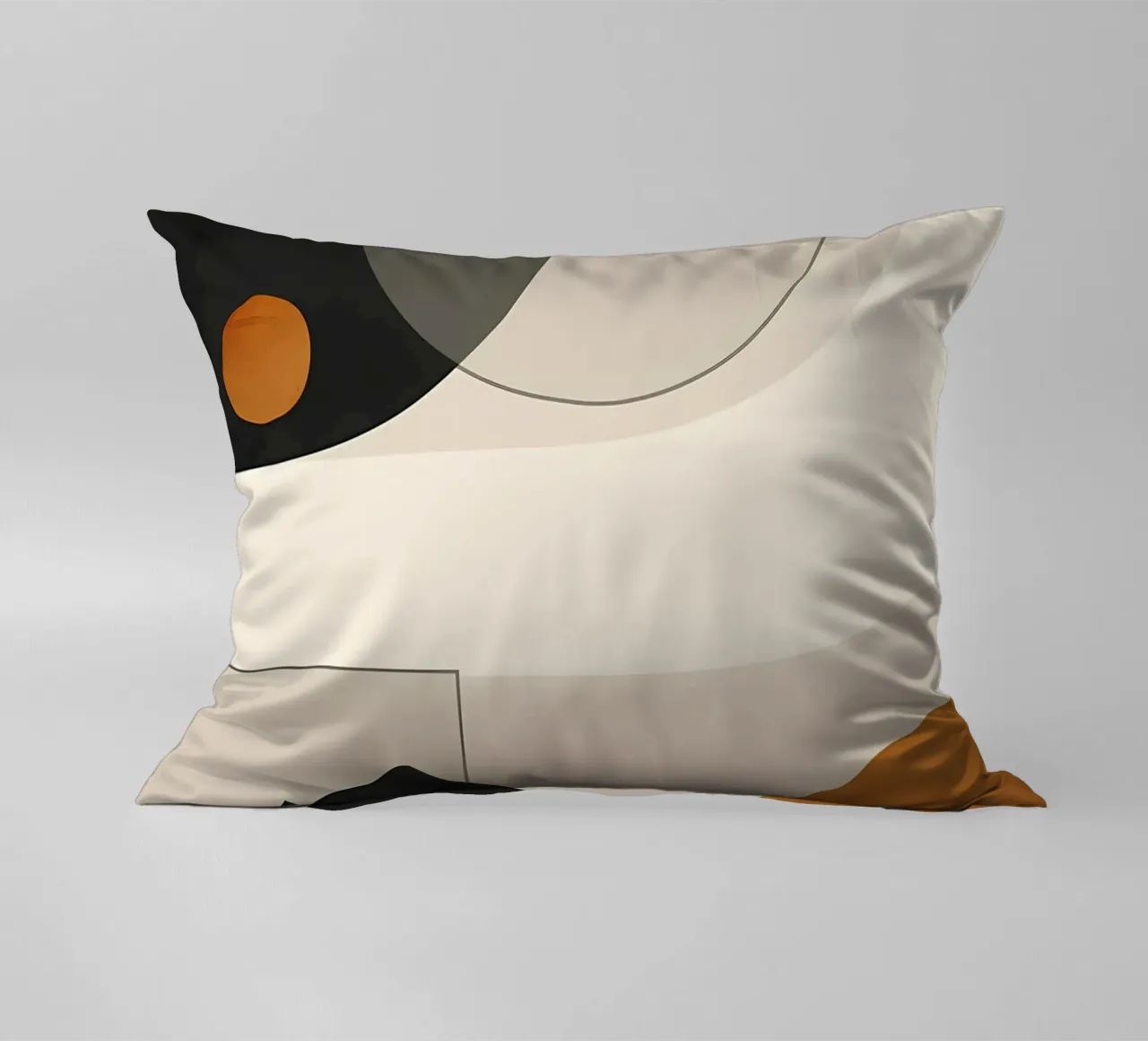 forme geometriche cerchi semicerchi cuscino da Janine P McGuire