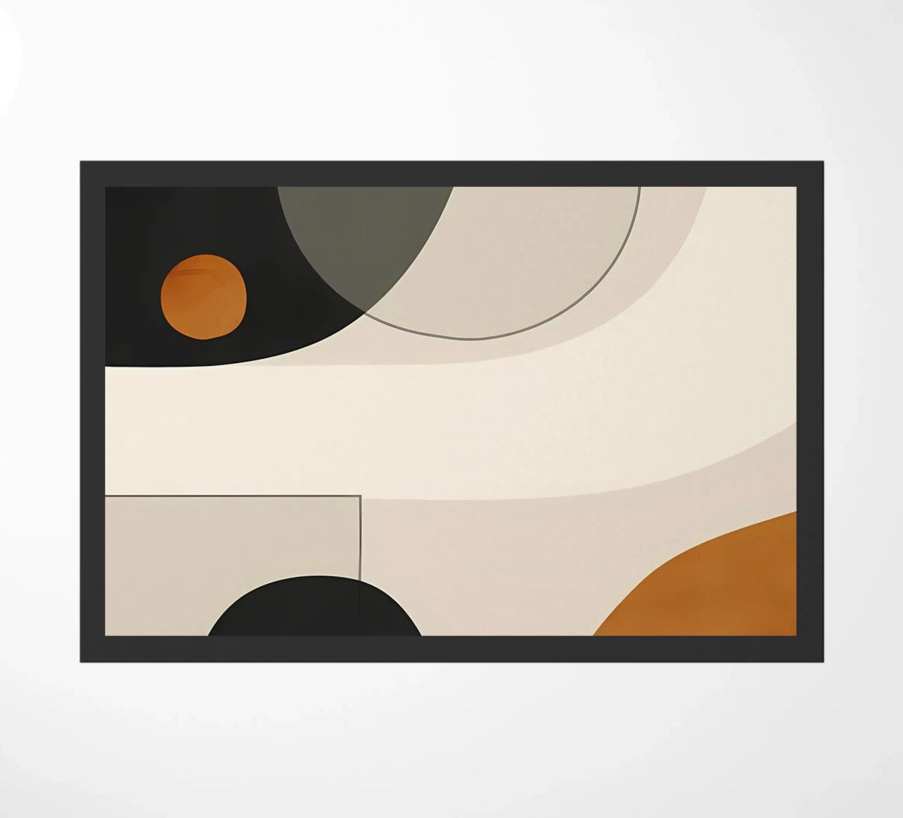 forme geometriche cerchi semicerchi zerbino da Janine P McGuire