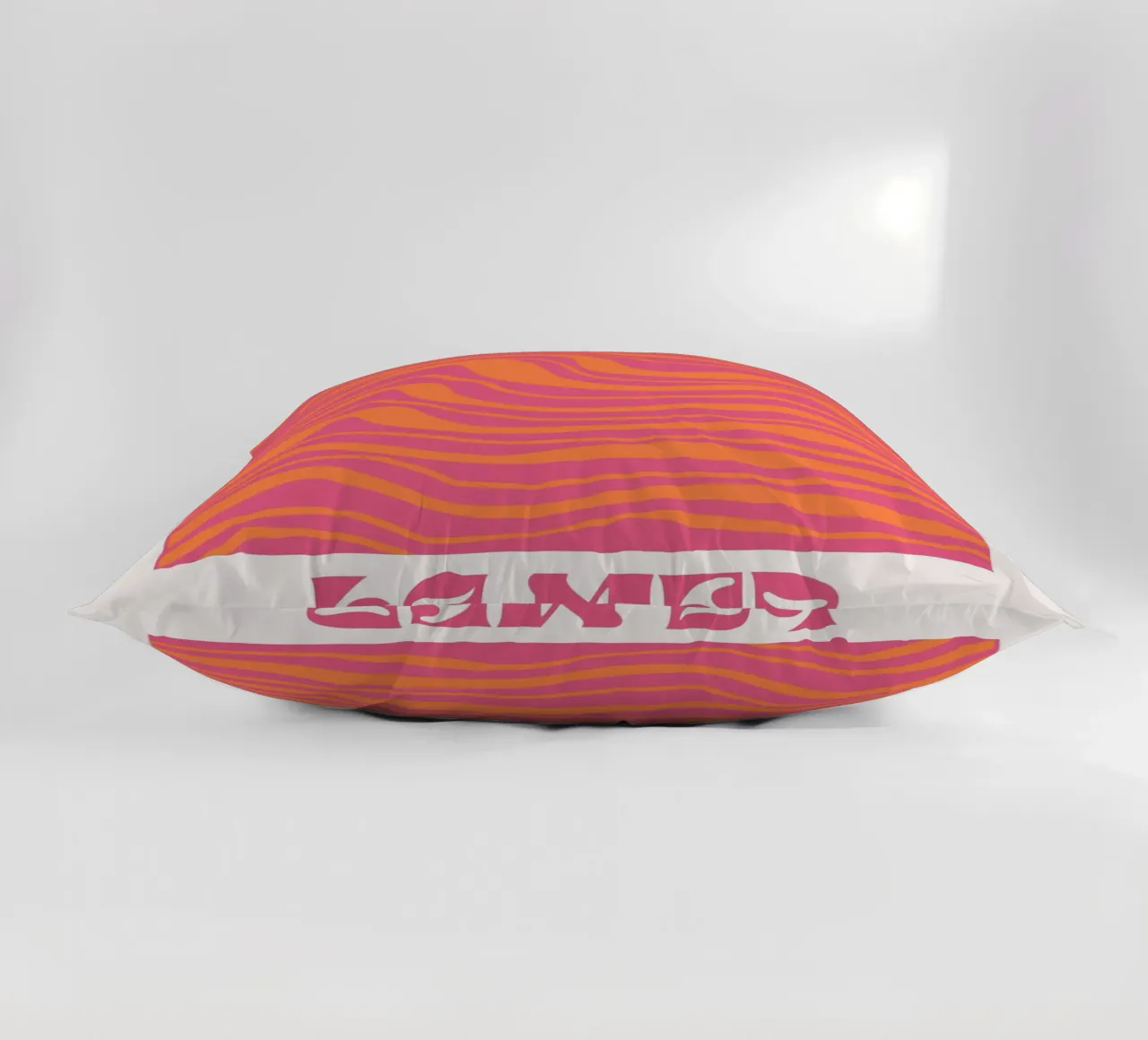 Vortice liquido rosa psichedelico Retro Pop Art astratto cuscino da NorwesClub
