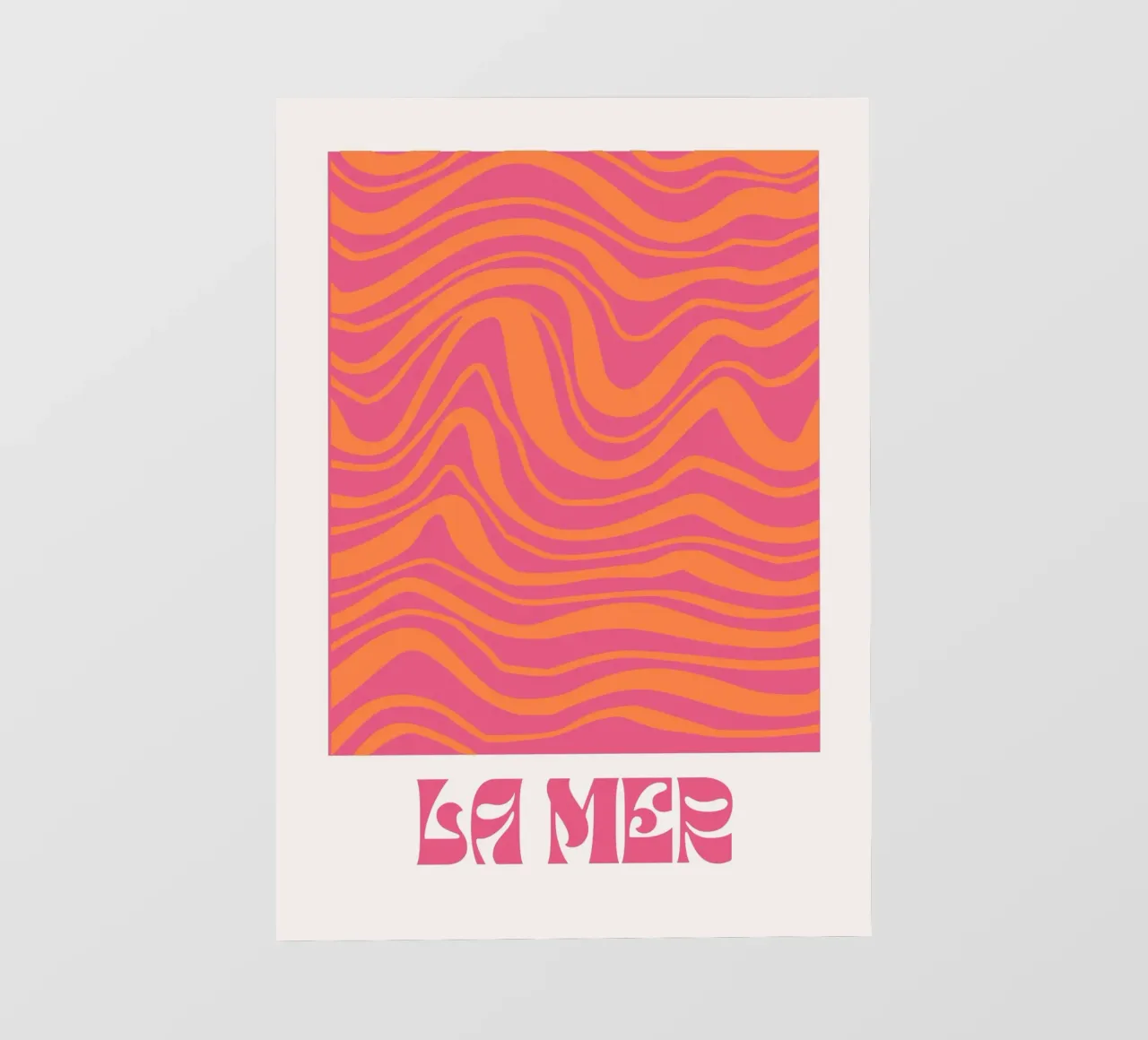 Vortice liquido rosa psichedelico Retro Pop Art astratto telo in pvc da NorwesClub