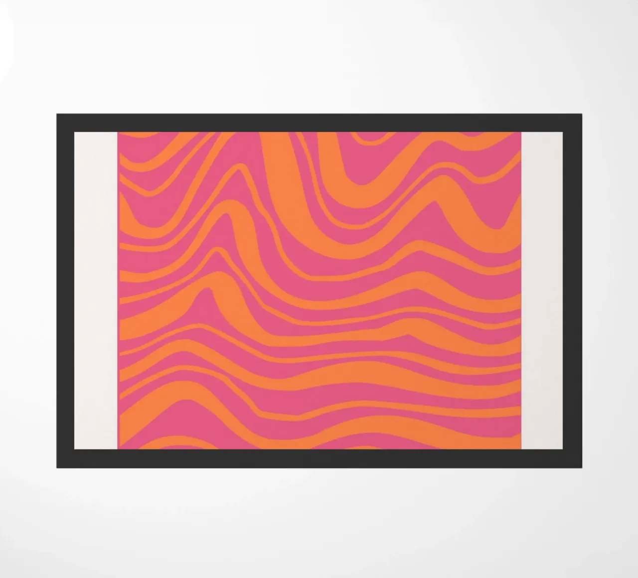Vortice liquido rosa psichedelico Retro Pop Art astratto zerbino da NorwesClub
