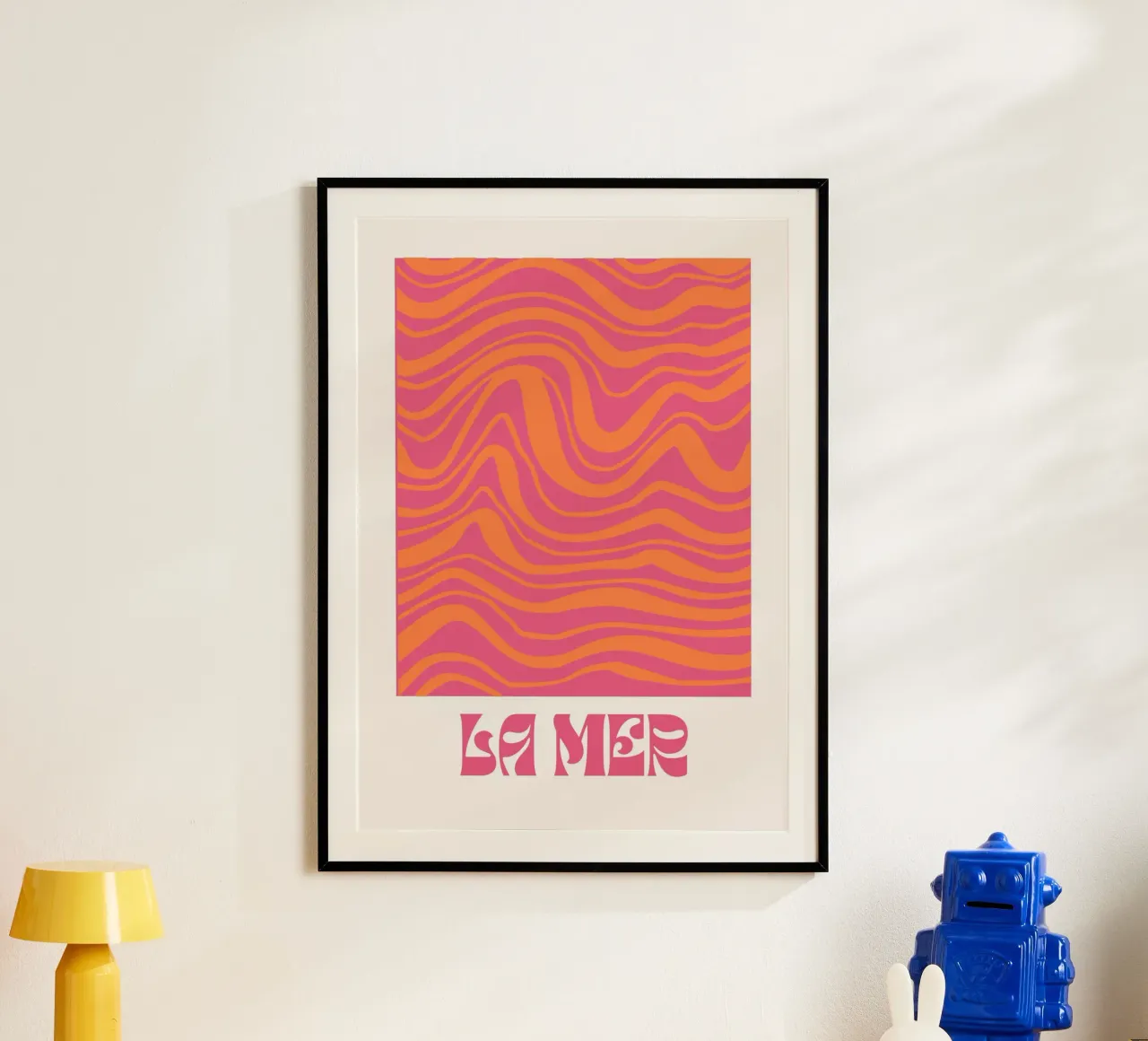Psychedelisch Roze Vloeibare Werveling Retro Abstract Pop Art hahnemühle van NorwesClub