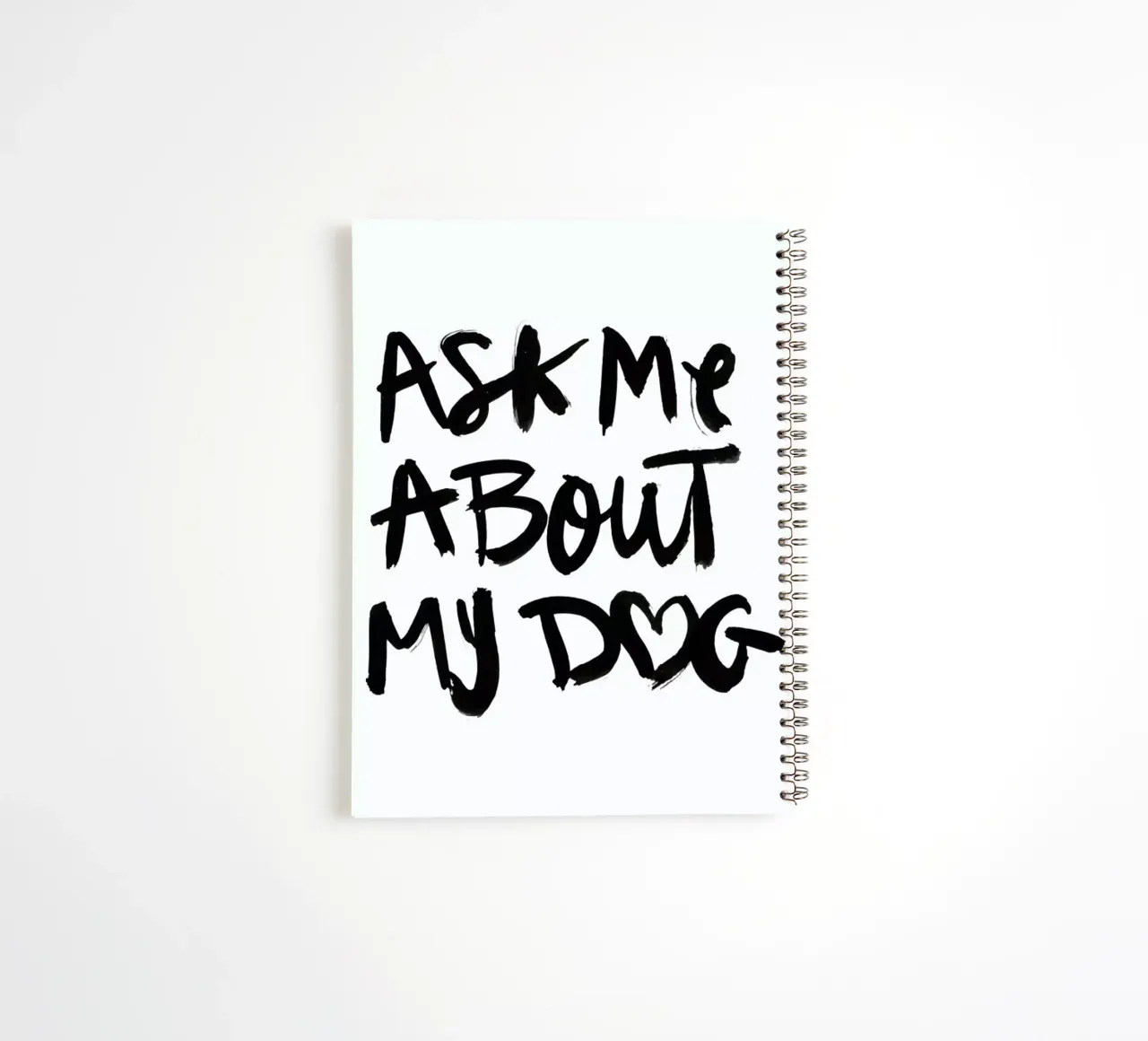 My Dog spiral notebook by Dead Language