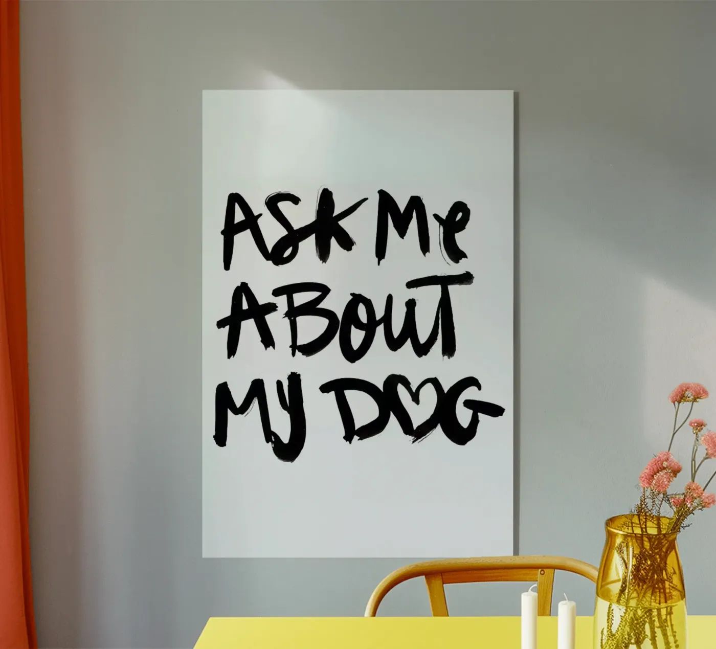 My Dog plexiglass da Dead Language