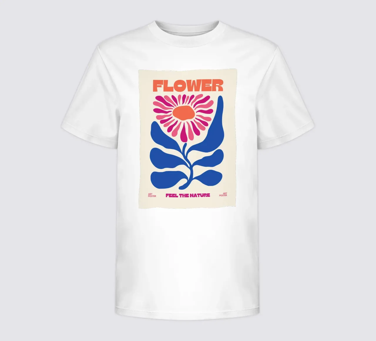 Psychedelic Flower Power Retro Floral 60s Pop Art Print kids t-shirt by NorwesClub