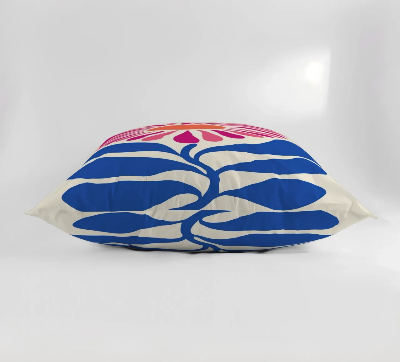Psychedelic Flower Power Retro Floral 60s Pop Art Print decorative cushion by NorwesClub