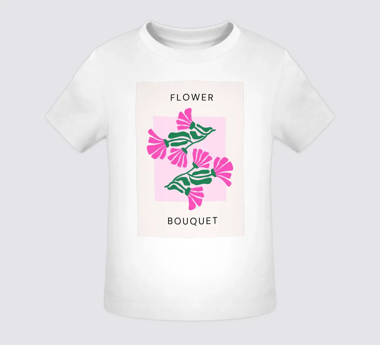Psychedelic Blob Flower Groovy Abstract Pop Art Print t-shirt pour bébé de NorwesClub