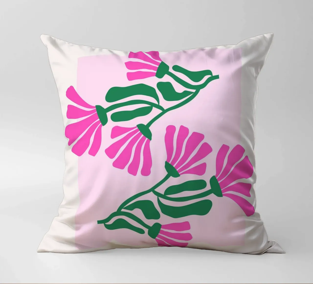 Psychedelic Blob Flower Groovy Abstract Pop Art Print coussin de NorwesClub