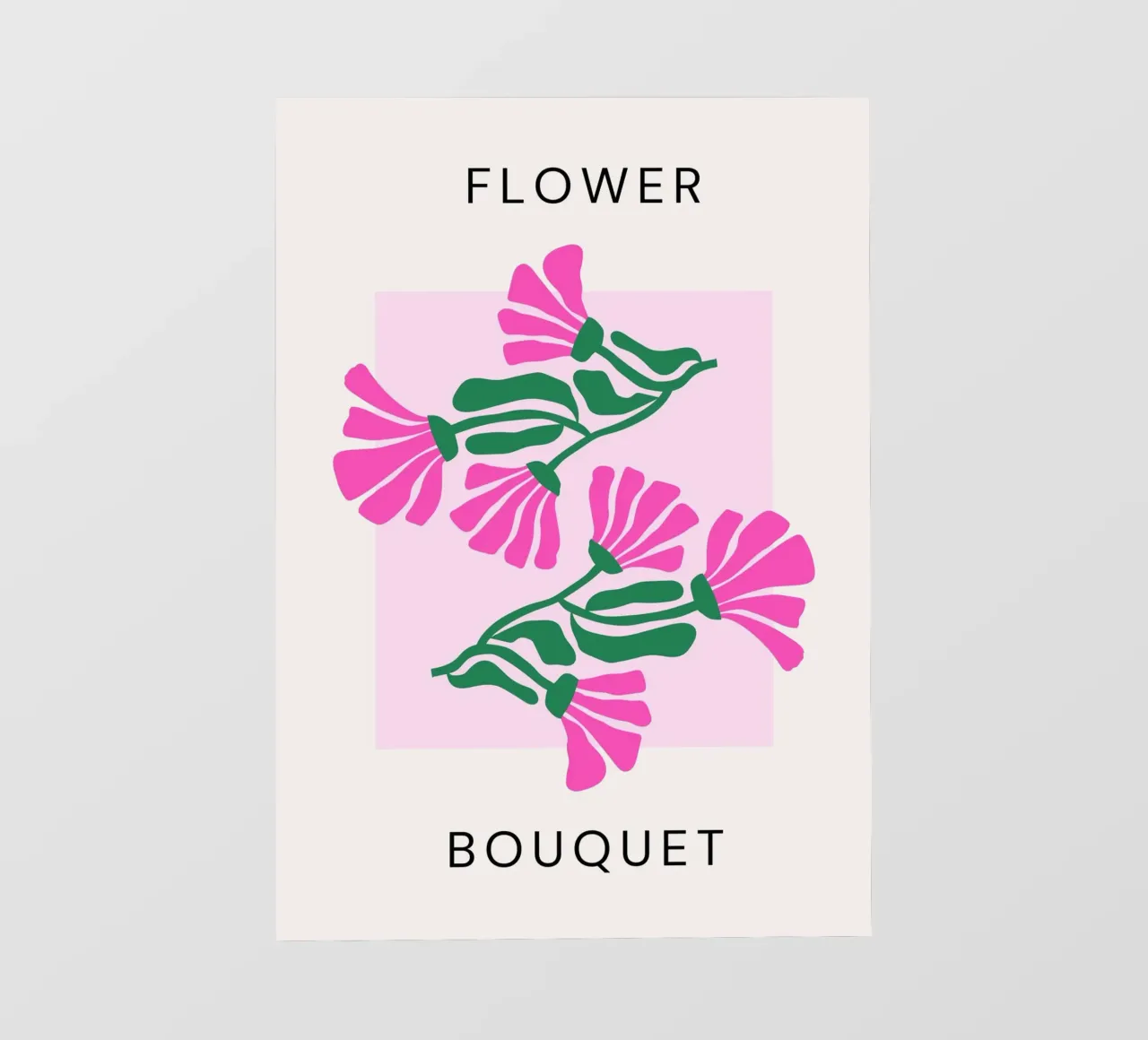 Psychedelic Blob Flower Groovy Abstract Pop Art Print bâche pvc de NorwesClub