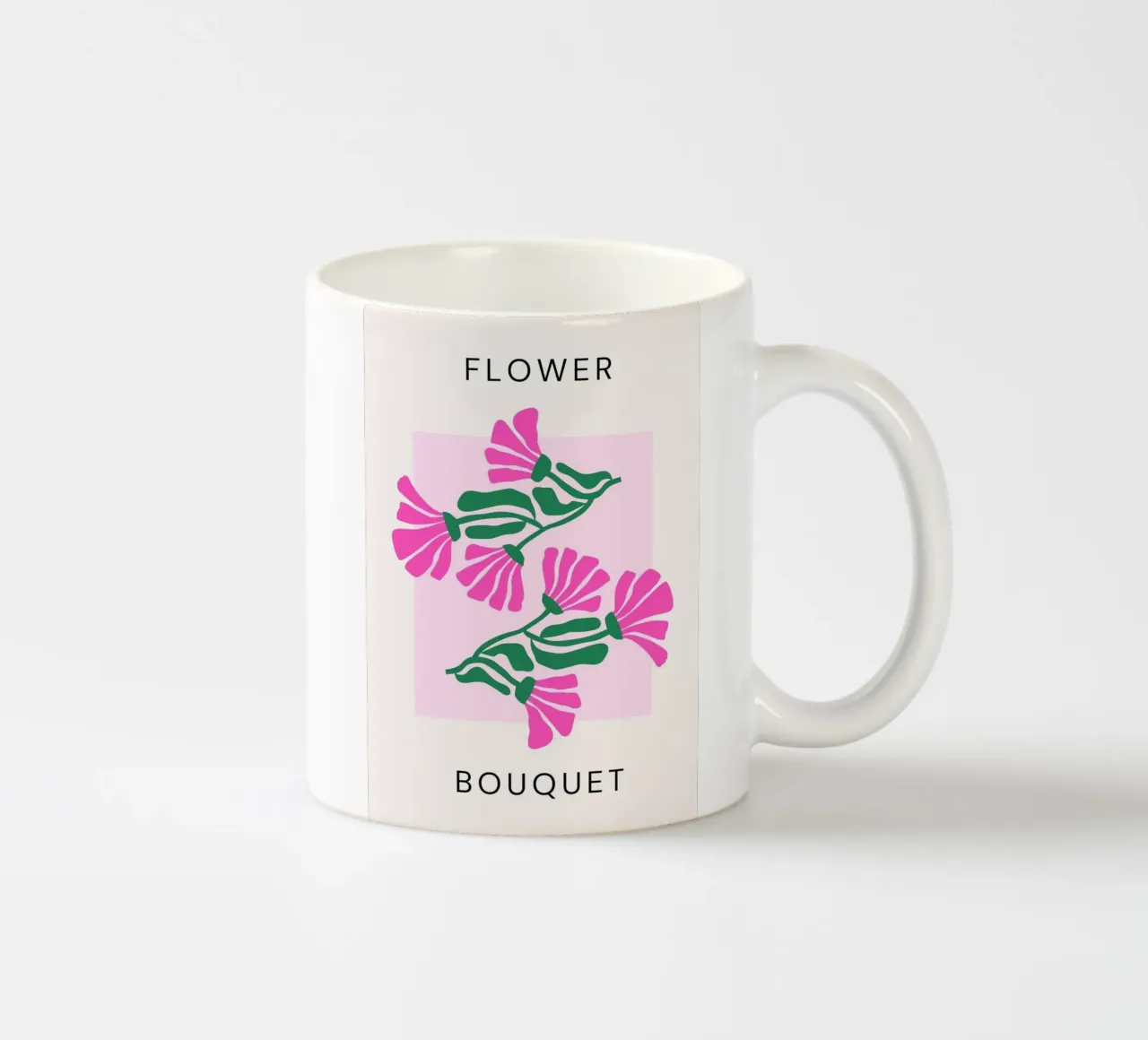 Psychedelic Blob Flower Groovy Abstract Pop Art Print mug en céramique de NorwesClub